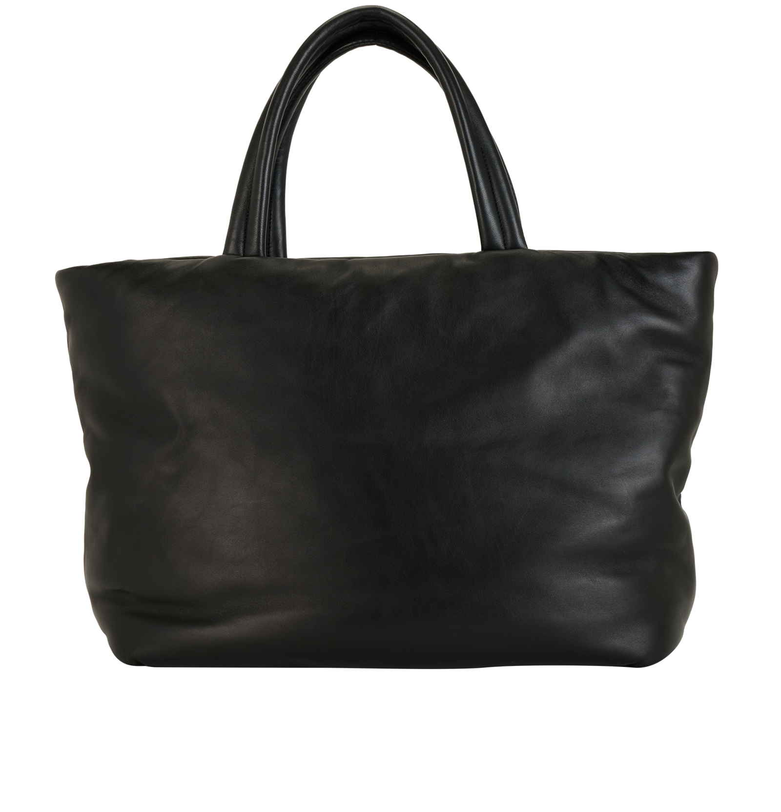 Logo-Debossed Tote, &pound;1,100, Handbags, Black, Leather, Back view